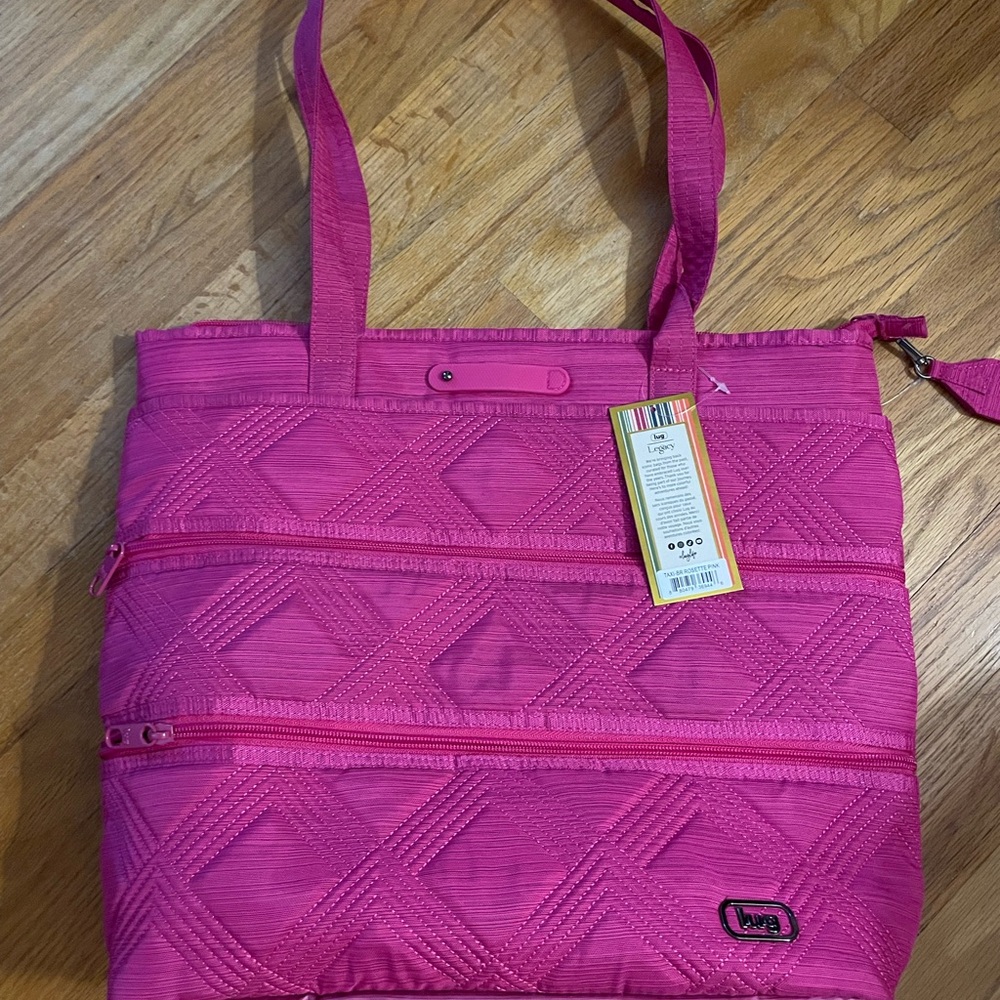 Lug Taxi Tote Bag in Rosette Pink
